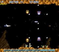 une photo d'Ã©cran de Gradius 3 sur Nintendo Super Nes